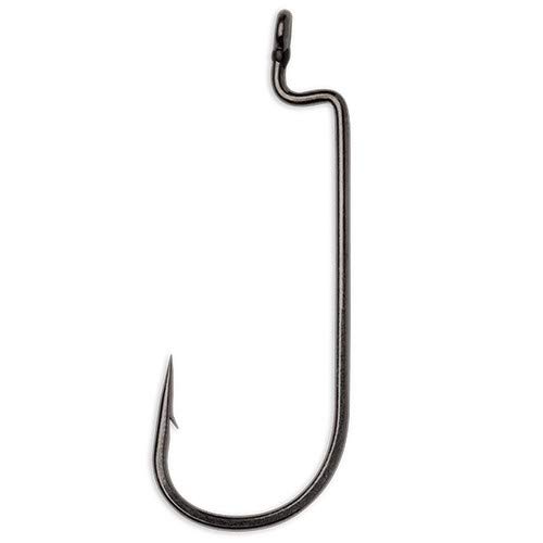 VMC - Heavy Duty Worm Hook - #1/0 - Black Nickel