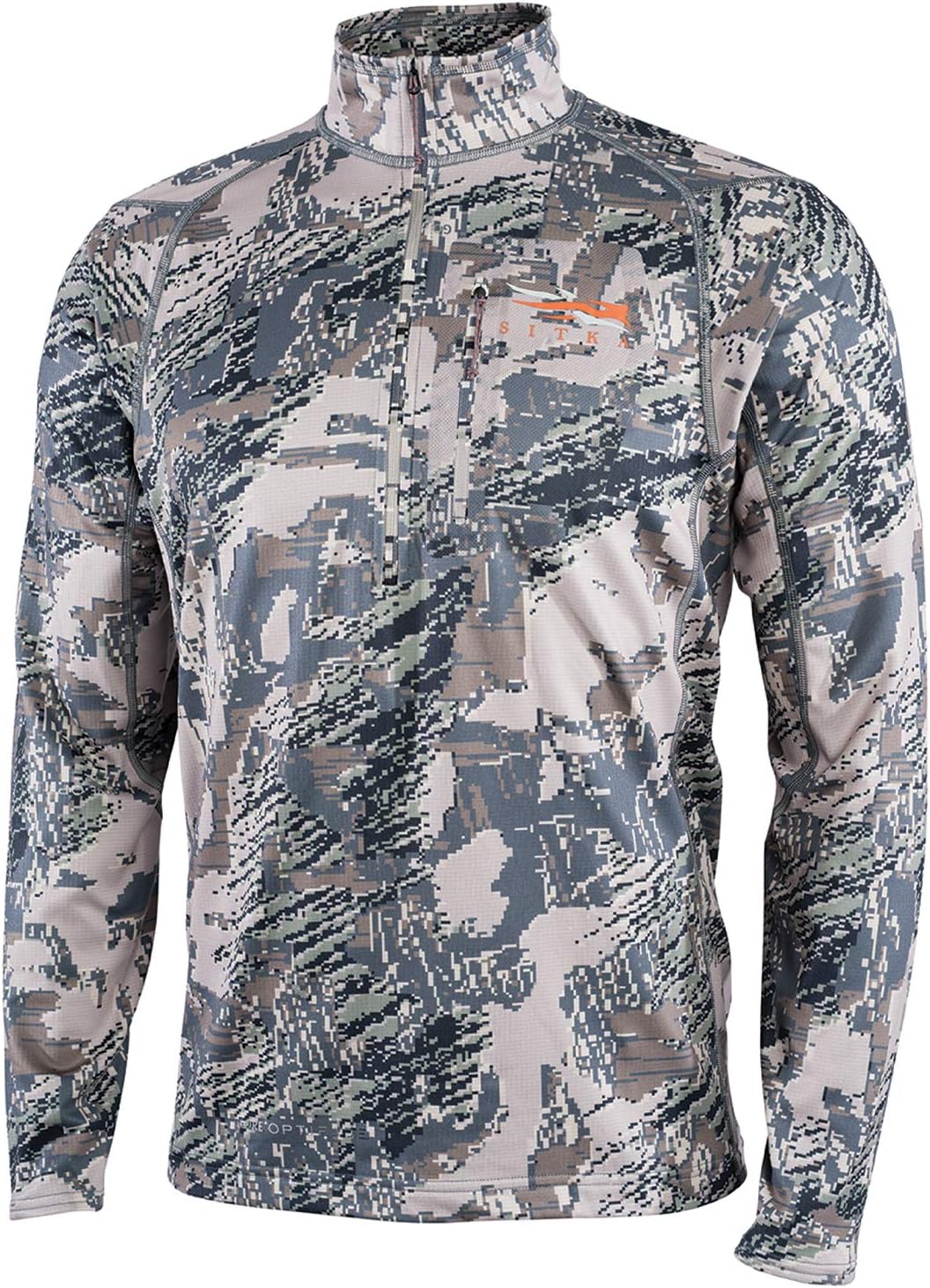 Sitka Gear Men's Core Midweight Zip Long Sleeve Shirt Polyester