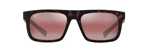 Maui Jim Opio (Matte Dark Havana/Maui Rose Polarized) Polarized Fashion Sunglasses