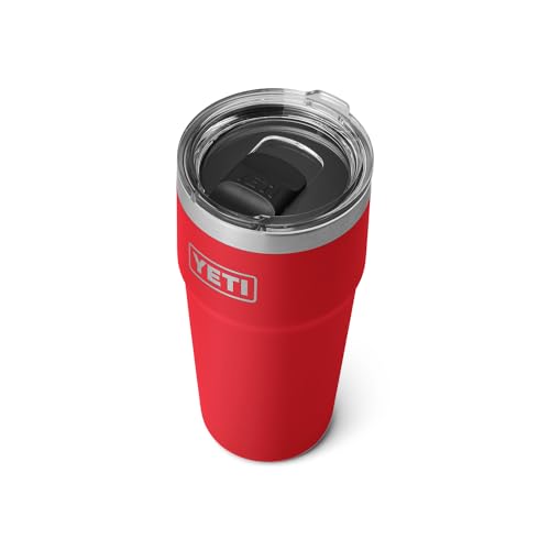 Yeti Rambler 20 Oz Stackable Cup with Magslider Lid Rescue Red