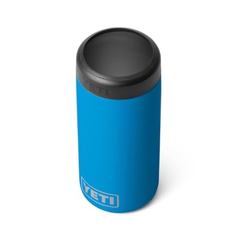 Yeti Rambler Colster 12oz Slim Can Cooler Big Wave Blue
