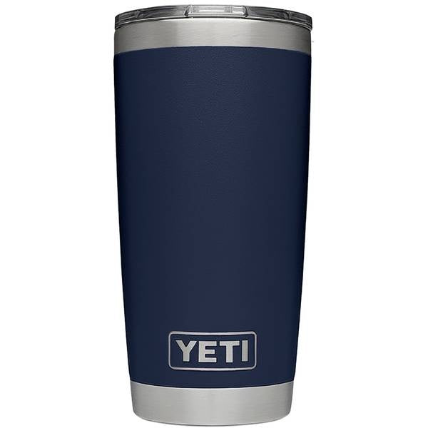 YETI Rambler 20 Oz Navy BPA Free Tumbler with MagSlider Lid