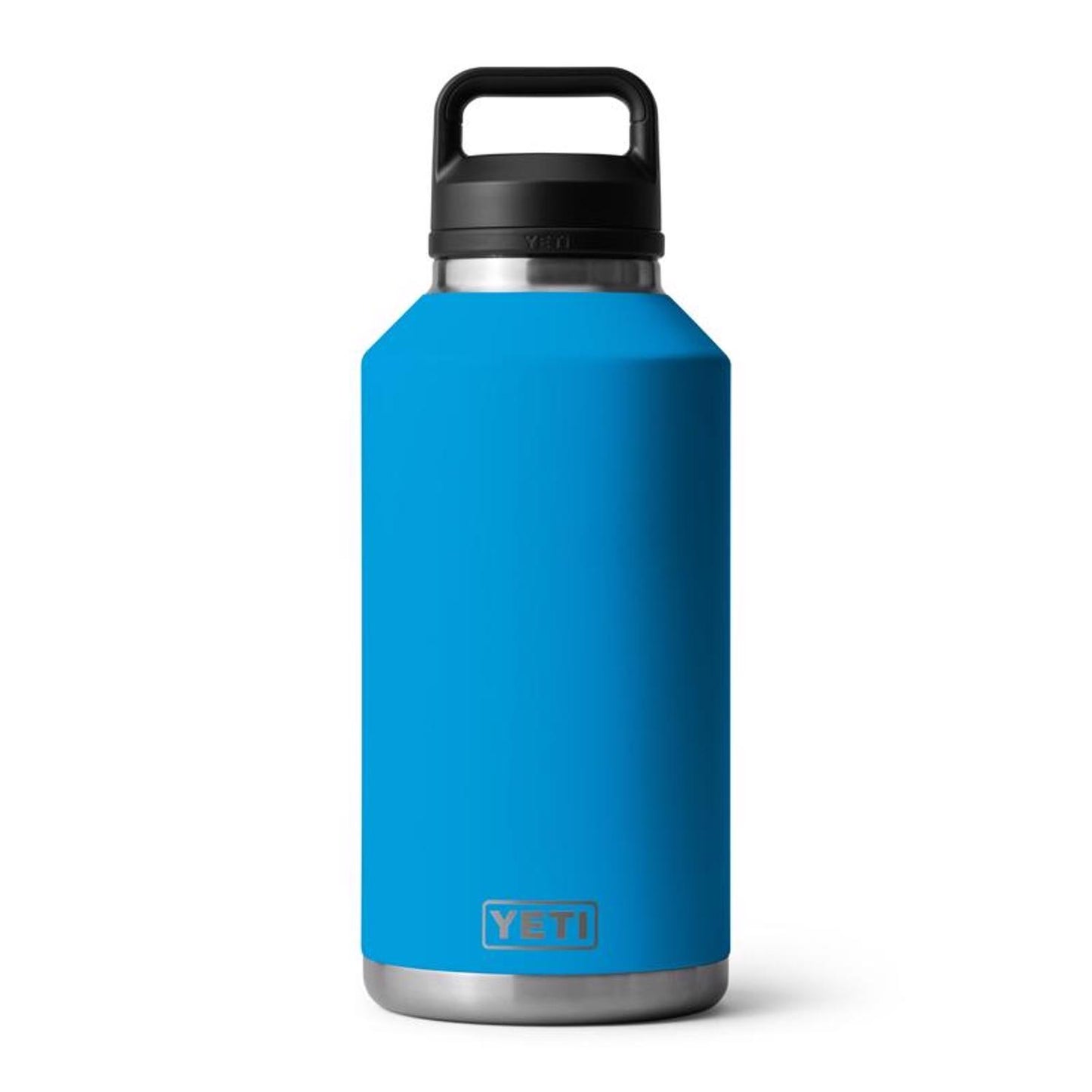 Yeti Rambler 64oz Water Bottle with Chug Cap Big Wave Blue