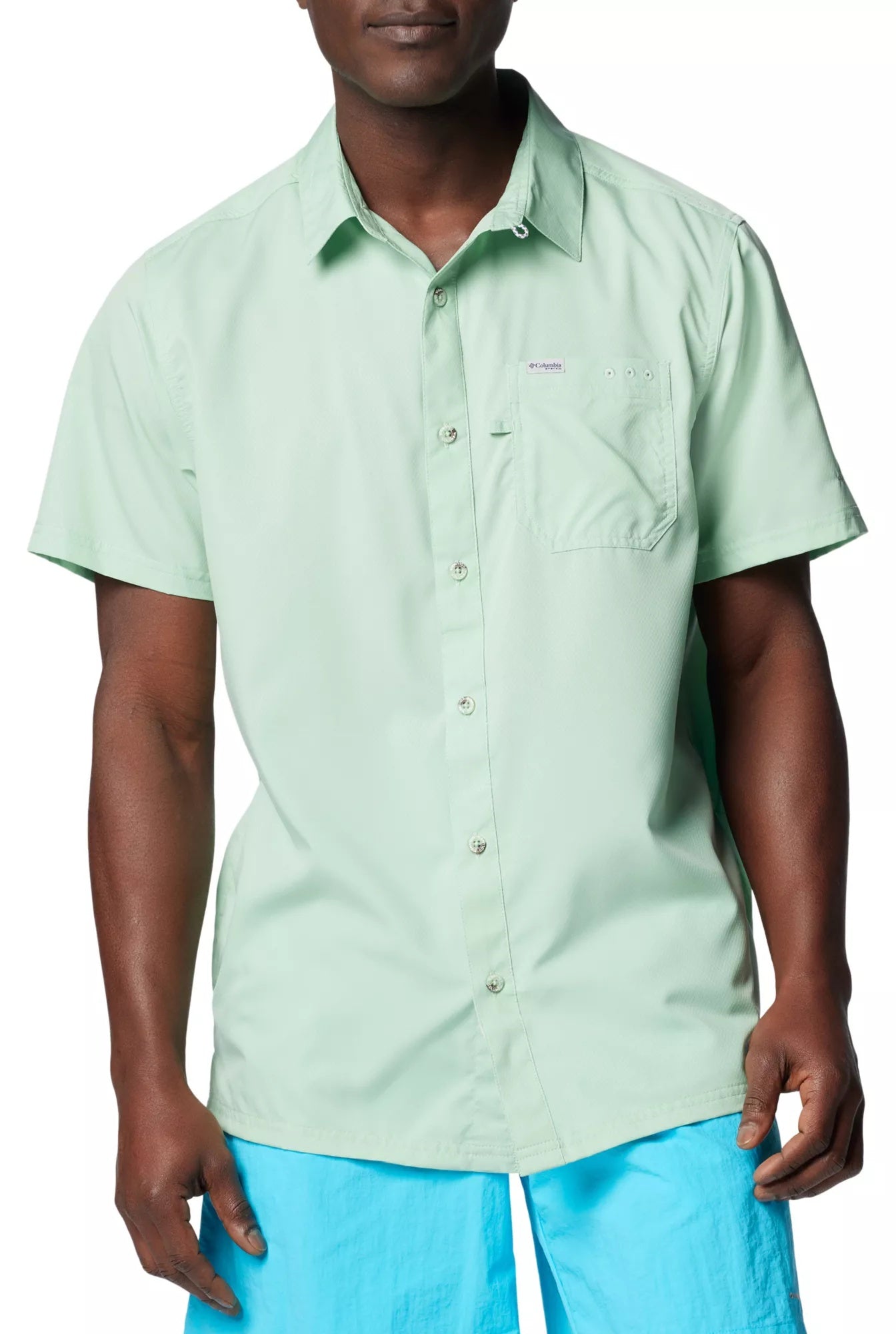 Columbia Men's Slack Tide Camp Shirt UPF 50, Short Sleeve