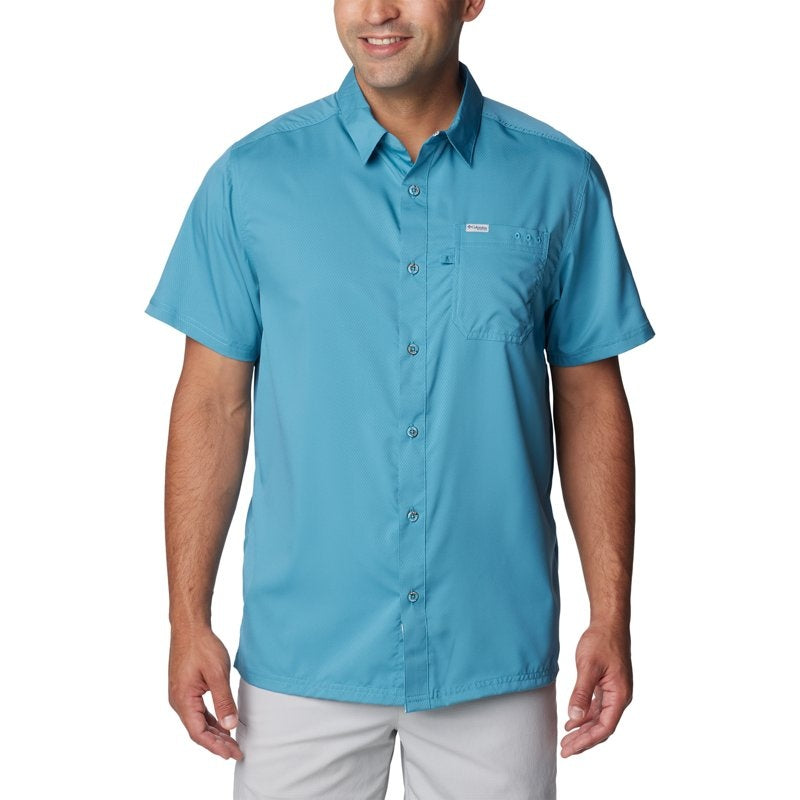 Columbia Men's Slack Tide Camp Shirt UPF 50, Short Sleeve