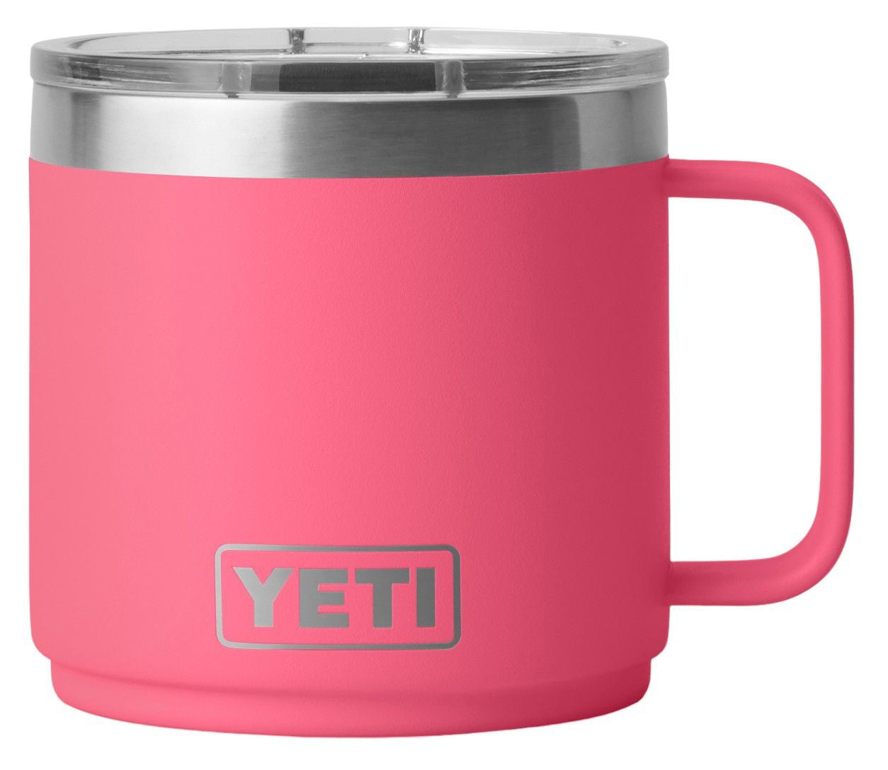 Yeti Rambler 14oz Stackable Mug with Magslider Lid, Tropical Pink