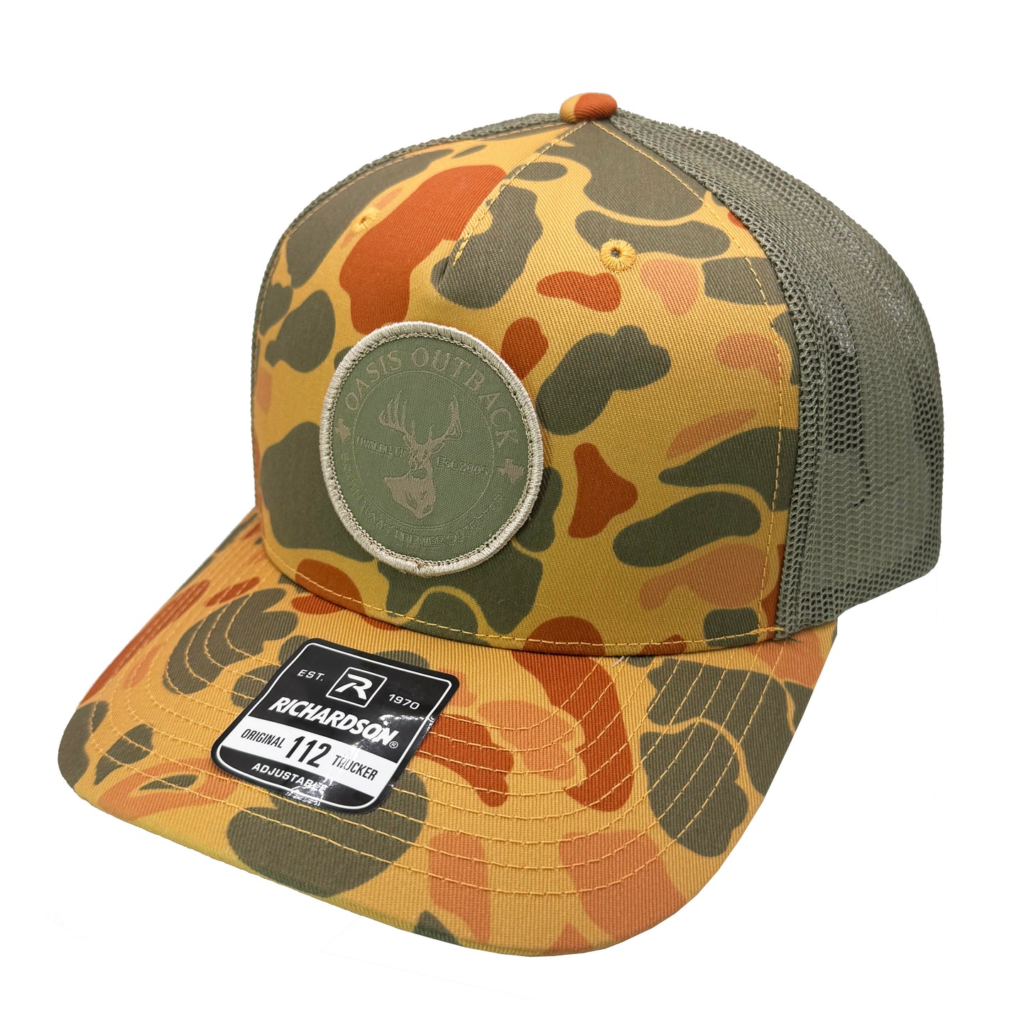 Oasis Outback 112PFP Sienna Duck Camo/Loden Hat