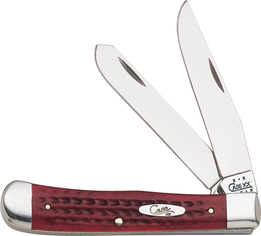 Case Trapper Folding Knife Stainless Steel Clip and Spey Blades