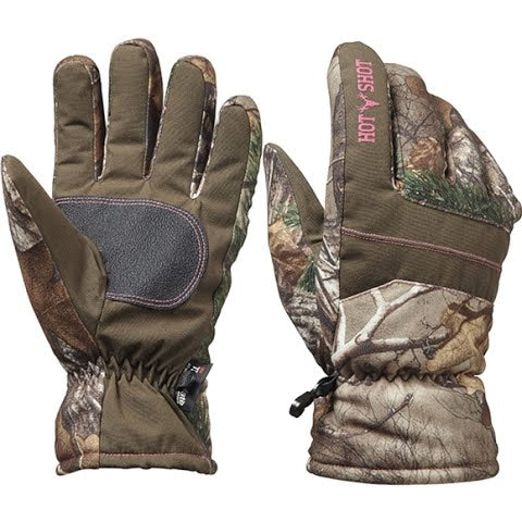 Hot Shot Women ' S Defender Hunting Gloves - Realtree Edge