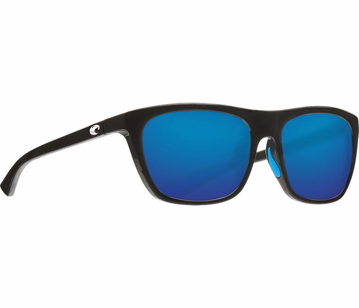 Costa Del Mar Sunglasses 06 S 9005 900512 Cheeca 11 Shiny Black Blue Mir