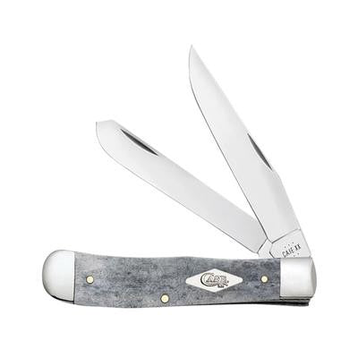 Case 34200 Trapper Folding Clip Point/Spey Plain Mirror Polished Tru-Sharp SS