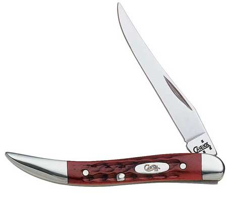 Case Small Red Bone Texas Toothpick Pocket Knife