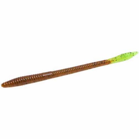 Zoom Trick Worm 6.5 Pumpkin/Chartreuse 20pk
