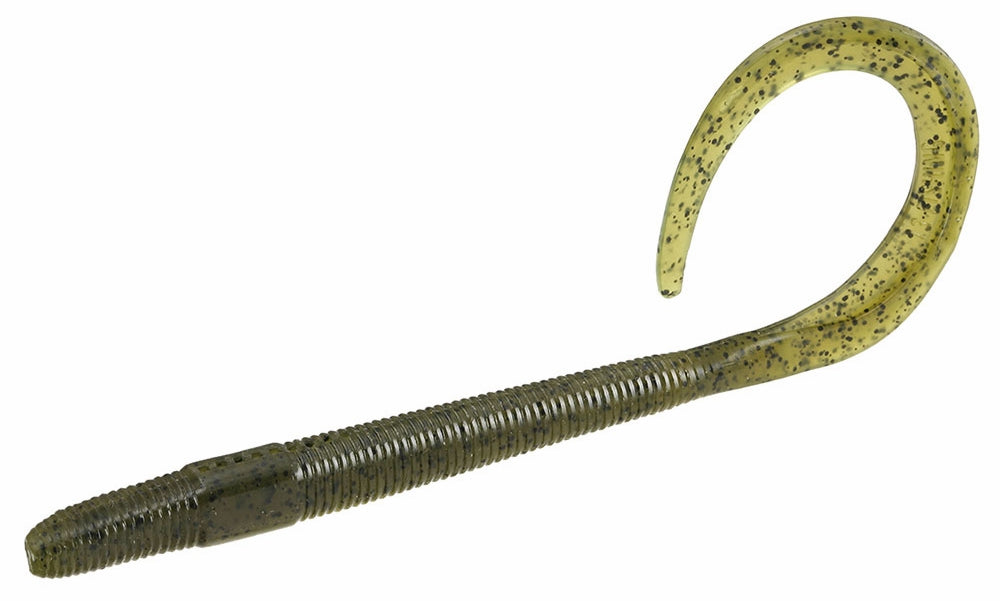 BSQ8-11 8 in. Big Squirm Worm Coll Green Lure