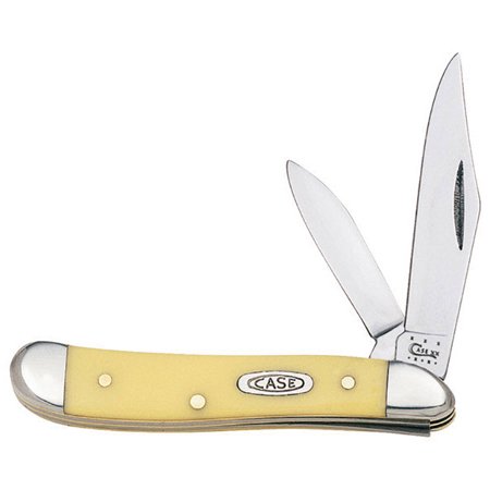 Case XX Knives Peanut Yellow Synthetic Pocket Knife 80030