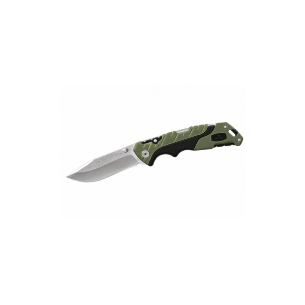 Buck Knives Pursuit Folding Knife Green/Black Handle Large 0659GRS