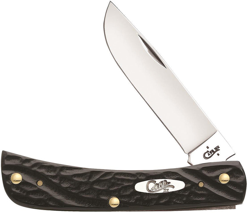 Case XX Sod Buster Jr. Skinner Blade Rough Jig Black Synthetic Handle-18229