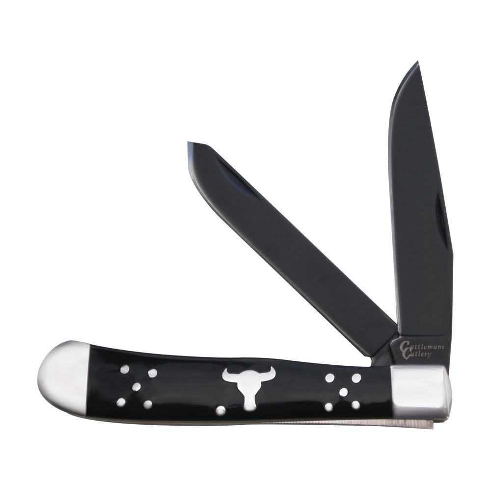 Cattleman Trapper Cattle Knife Black CC0002BD