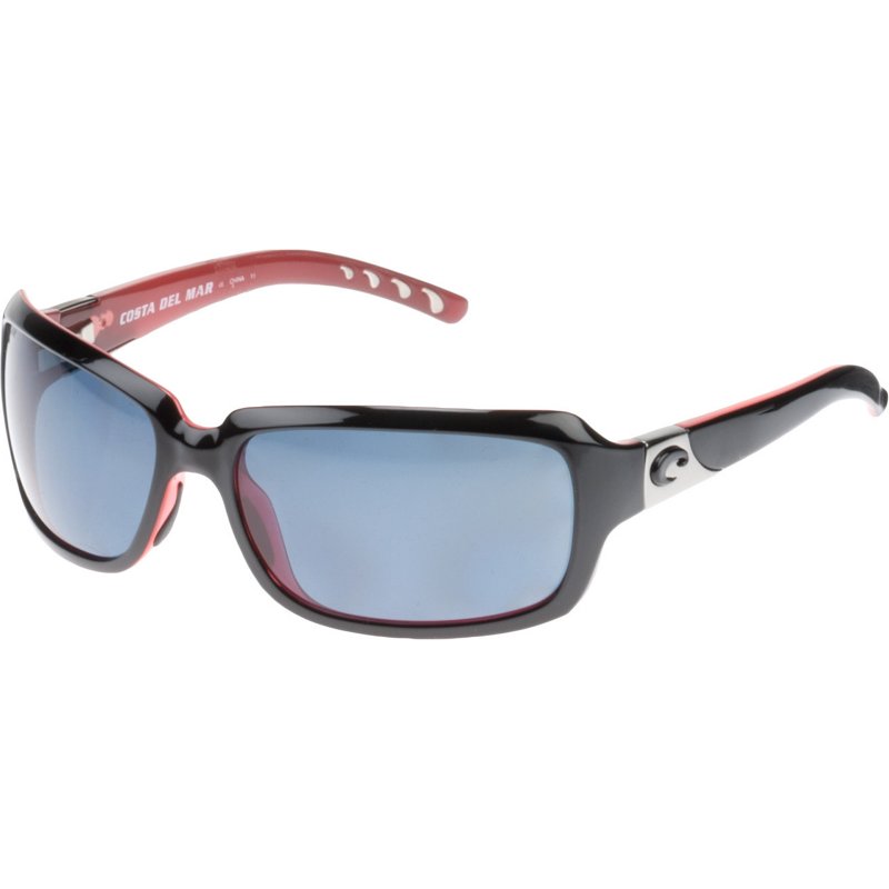 Costa Del Mar Polarized Sunglasses, Isabela Polarized 64P - BLACK PINK/GREY
