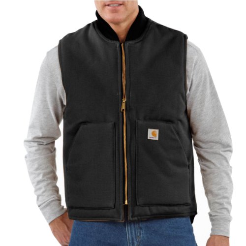 Carhartt Men's Cotton Duck Vest Arctic Quilt Lined