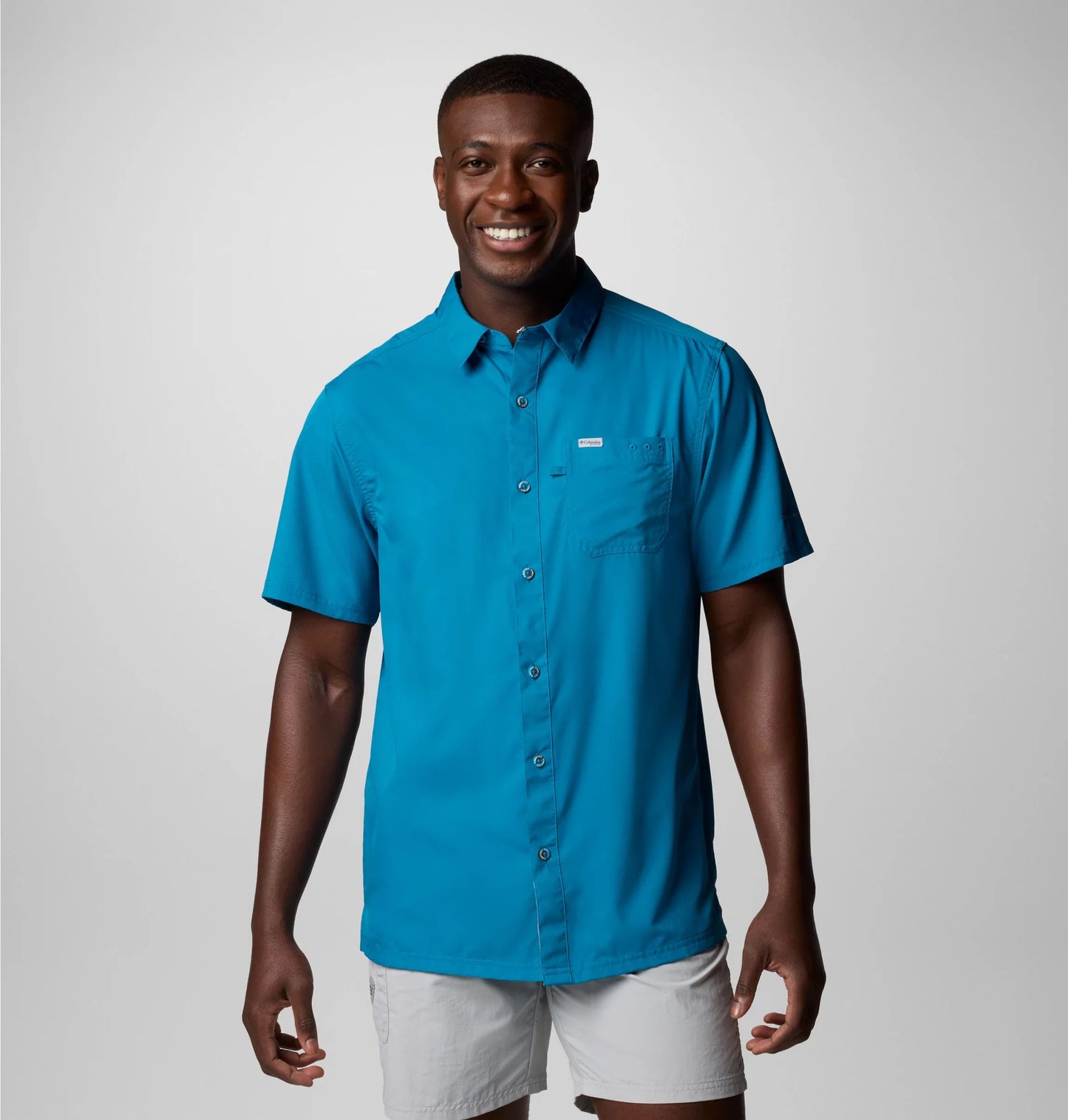 Columbia Men's Slack Tide Camp Shirt UPF 50, Short Sleeve