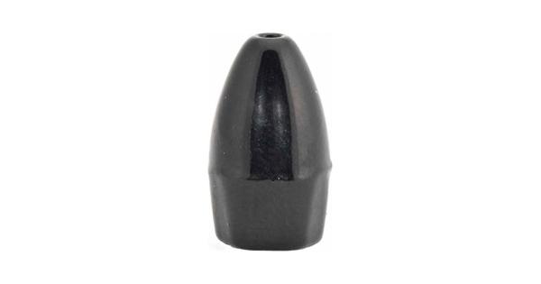 Strike King Tungsten Bullet Worm Weight 1/8 Ounce Black 4 Pack