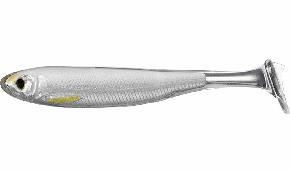 LIVETARGET Slow Roll Shiner - 5in - Silver/Pearl