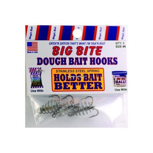 dough ball fishing hooks Magic Bait Big Bite Bait Holding Design Coiled spring Daiwa Prorex TWS Baitcaster Car Accesories Size:7.0'