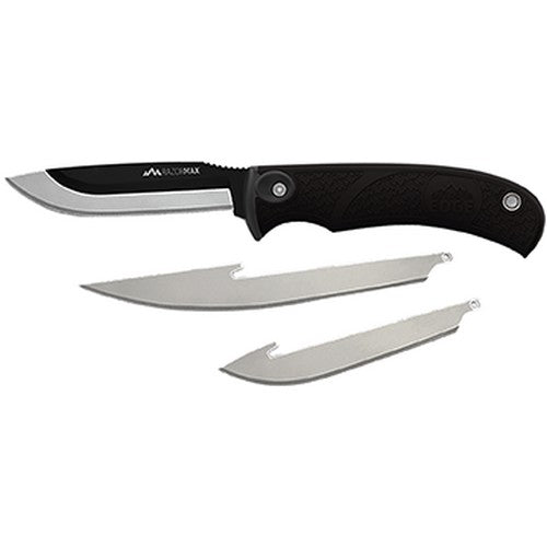 Outdoor Edge RMK-10C RazorMax Replaceable Fixed-Blade Knife Black W/ 6 Blades