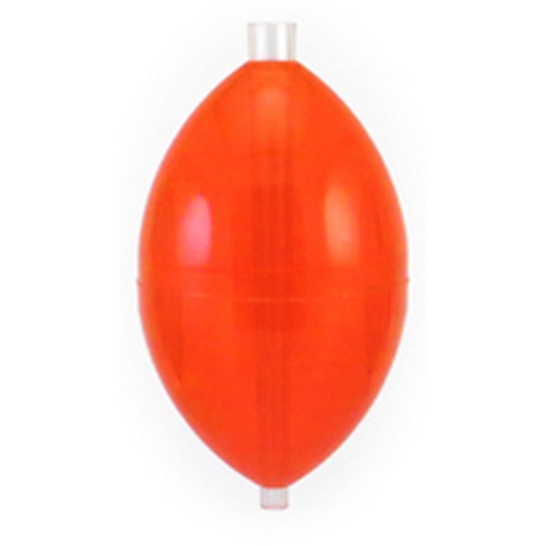 Double X Tackle Tough Bubble Float - 2-1/2'' X 1-5/8'' - Oval - Transparent Red