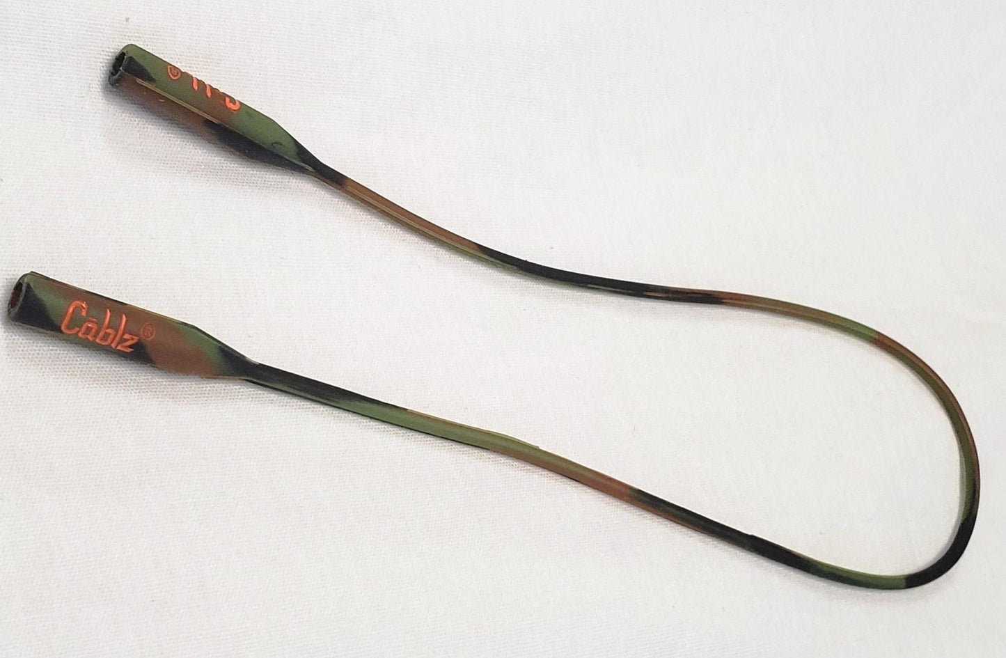 Cablz 580963 16 in. Silicone Sunglass Retainer Camo Army