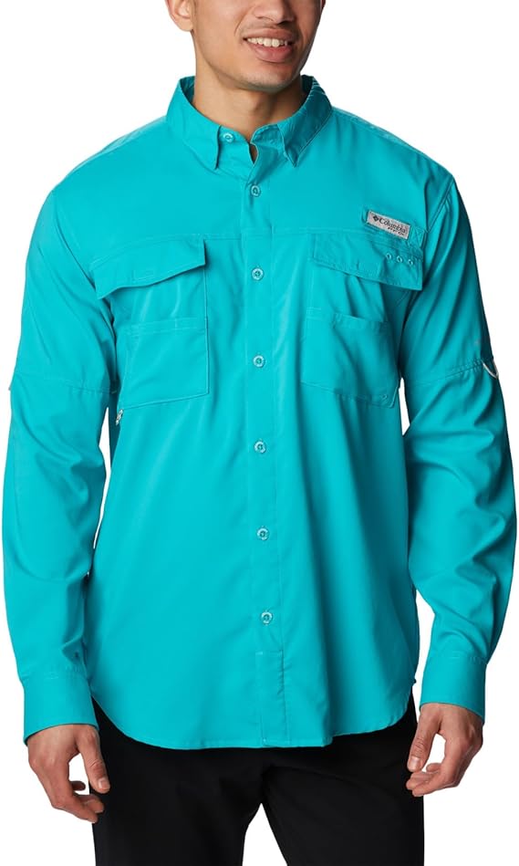 Columbia Men's Blood and Guts IV Woven Long Sleeve Button Up Shirt