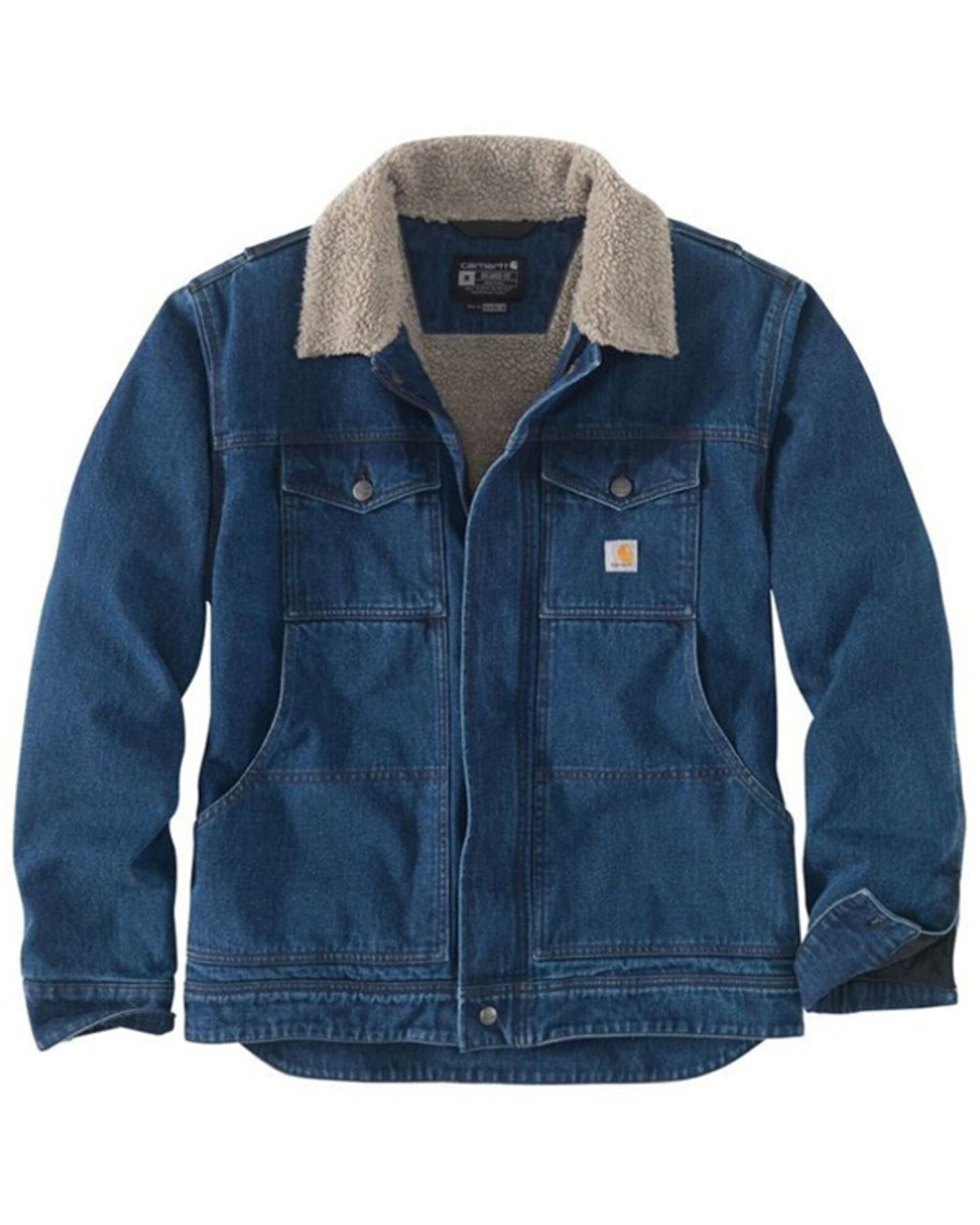 Carhartt Relaxed Fit Denim Sherpa-Lined Jacket