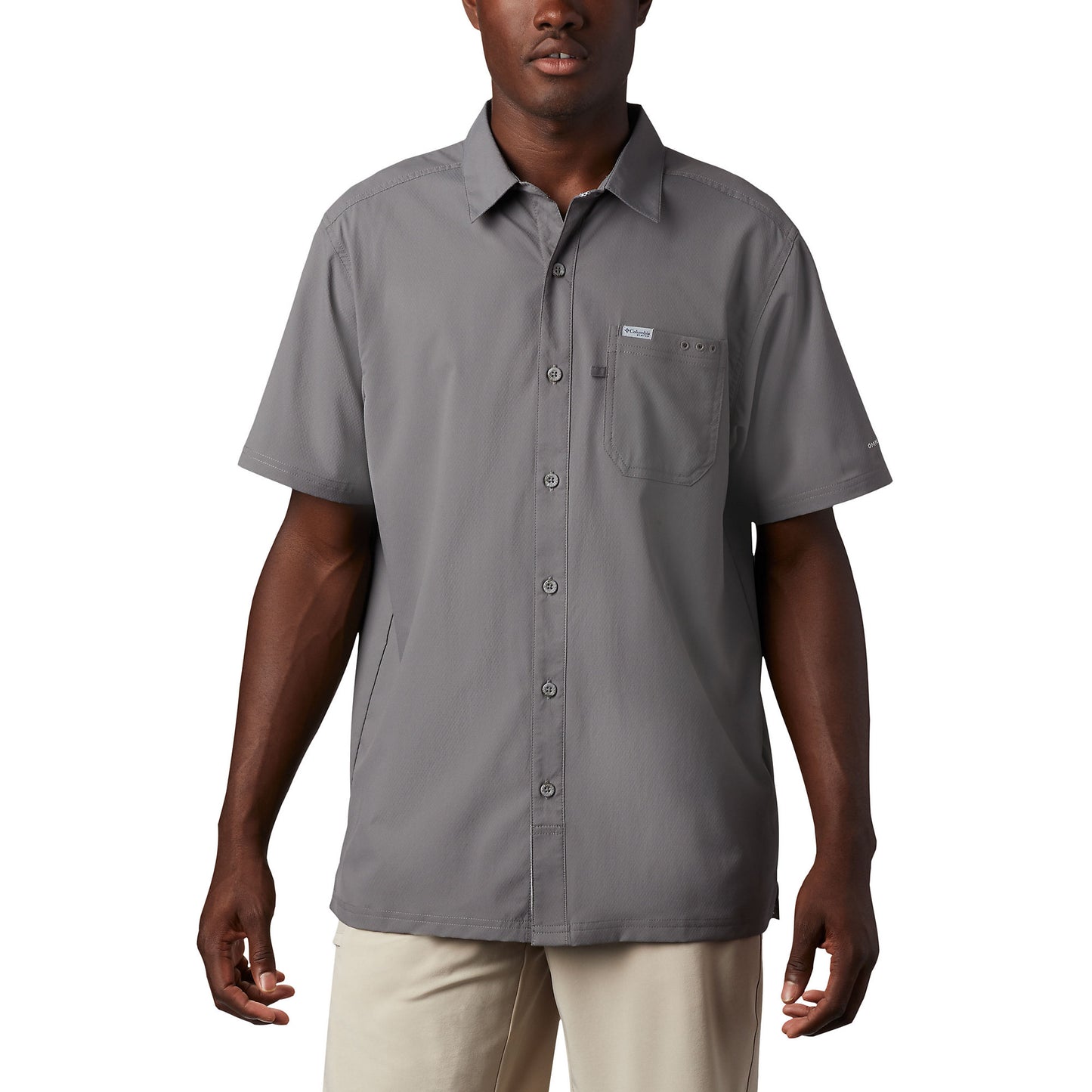 Columbia Men's Slack Tide Camp Shirt UPF 50, Short Sleeve