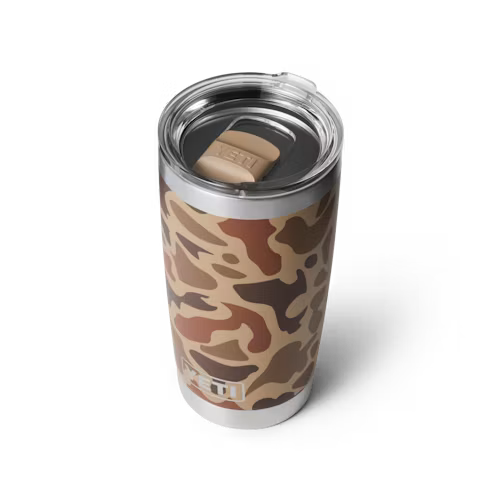 YETI - Rambler 20oz Tumbler w/Color-Matched Magslider Lid - Wetlands Camo