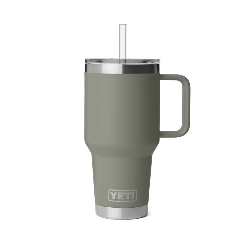 YETI - Rambler 35oz Straw Mug w/Straw Lid - Pampa Green
