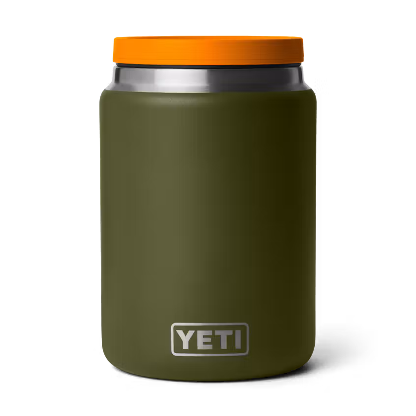 YETI - Rambler 24oz Insulated Food Jar - Olive/King Crab Orange