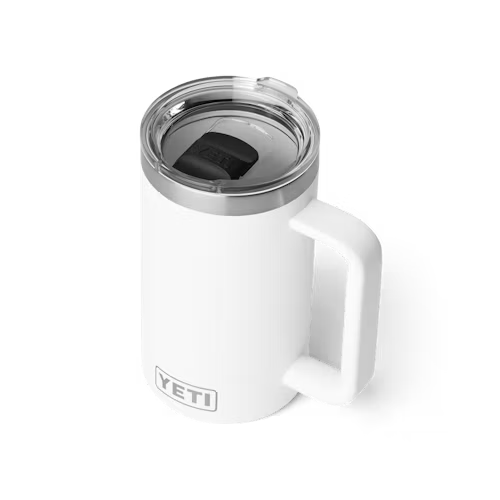 YETI - Rambler 24oz w/Durasip Ceramic Lining - White
