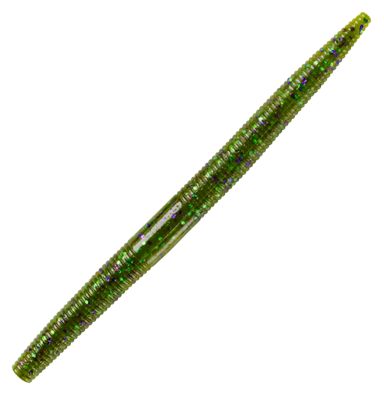 Yum 5 Dinger Soft Plastic Fishing Worm Mardi Gras Pack of 8 YDG5142