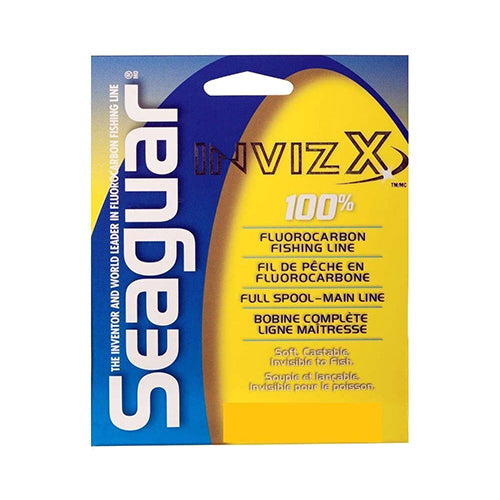 Seaguar Invizx Freshwater 100% Fluorocarbon Fishing Line 17lbs 200yds Break Strength/Length - 17VZ200