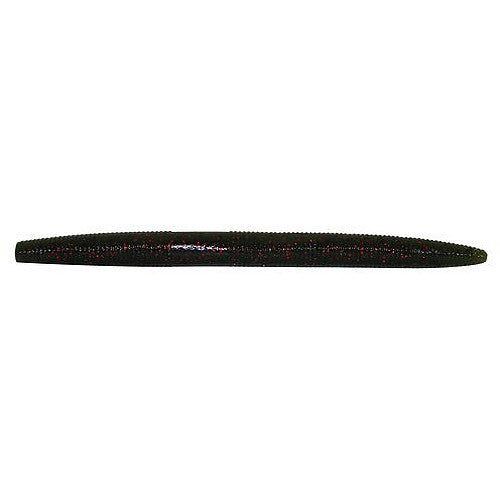 Gary Yamamoto Custom Baits 5 Senko Rubber Worm Fishing Lure Watermelon Black Red Flake