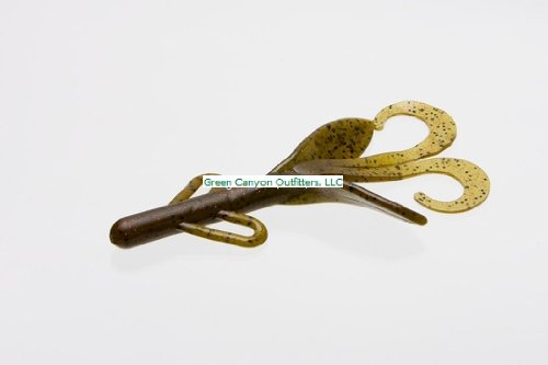 Zoom Brush Hog 6   Green Pumpkin Red 8pk