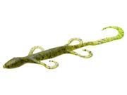 Zoom Lizard Fishing Bait Watermelon Chartreuse 9-pack Soft Baits