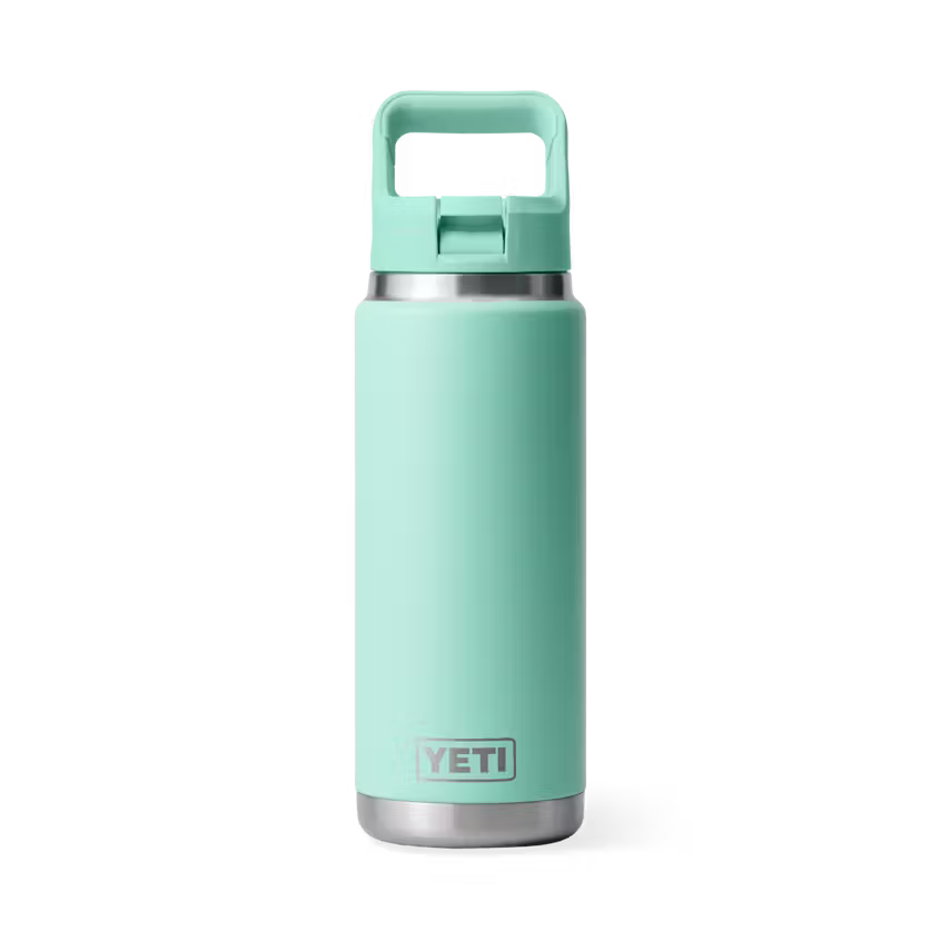 YETI - Rambler 26oz With Color-Matched Straw Cap - Seafoam