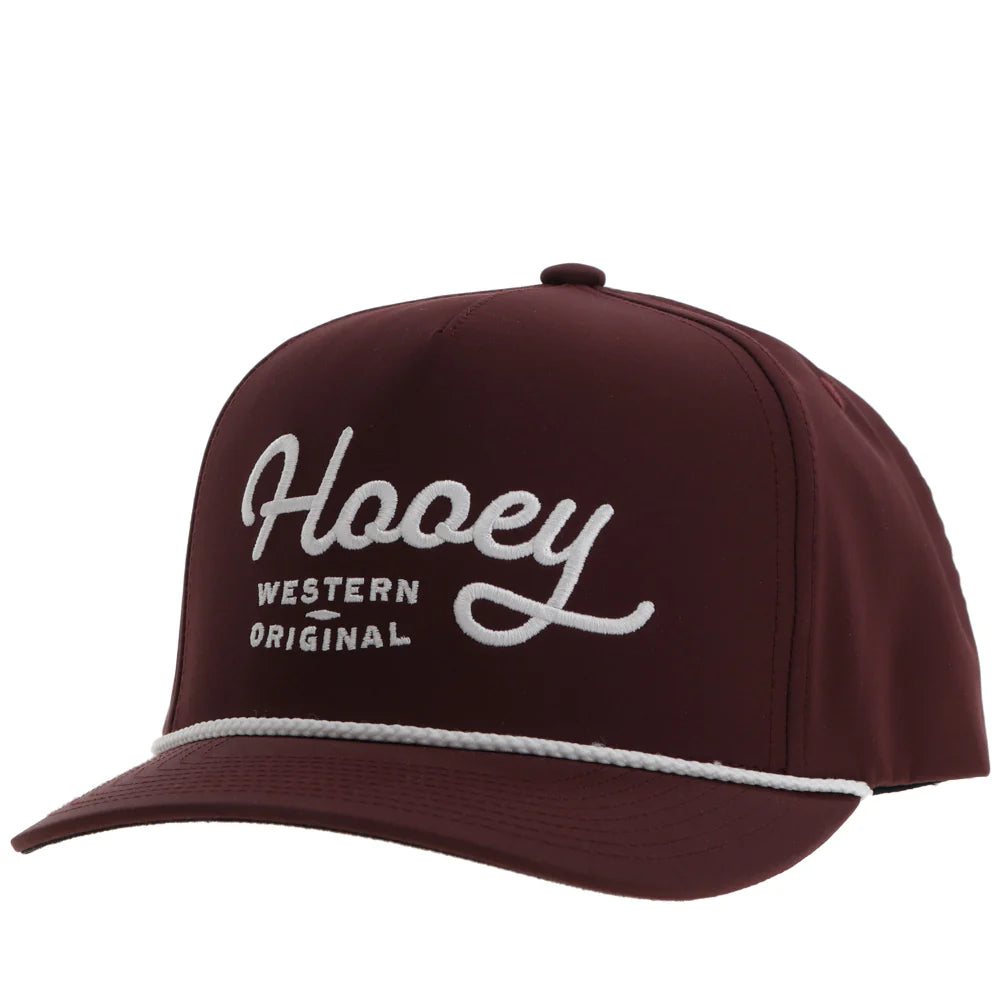 HOOEY - "OG" HOOEY Hat Maroon W/White