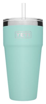 Yeti Rambler Stackable Cup with Straw Lid 26oz Seafoam