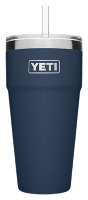 Yeti Rambler Stackable Cup with Straw Lid 26oz Navy