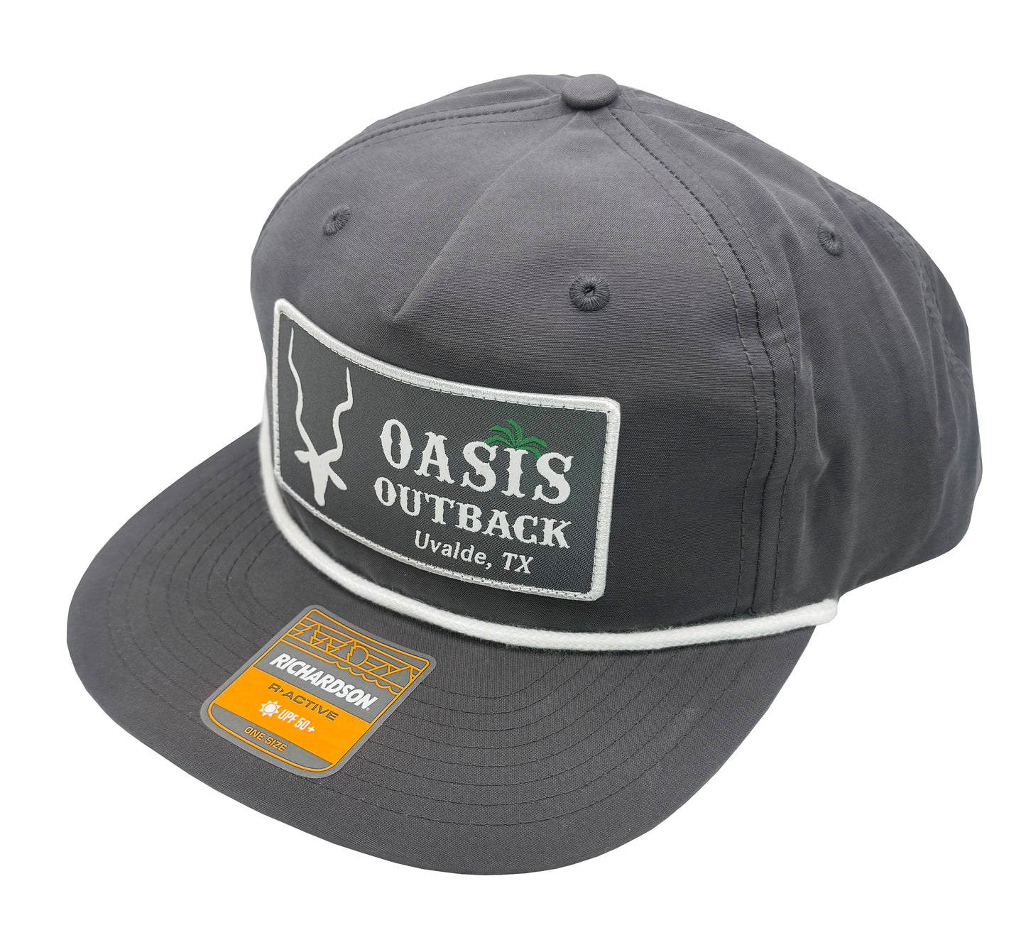 Oasis Outback 256 Umpqua Charcoal White Rope Hat