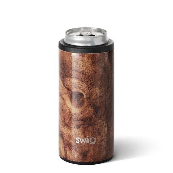 Black Walnut Skinny Can Cooler