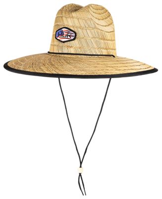 Huk Camo Patch Straw Hat
